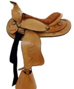 12" Dakota Light Oil Pony Saddle 950slo - Image 2