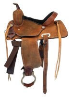 13.5Inch Used Box T Trail Saddle Wide Tree