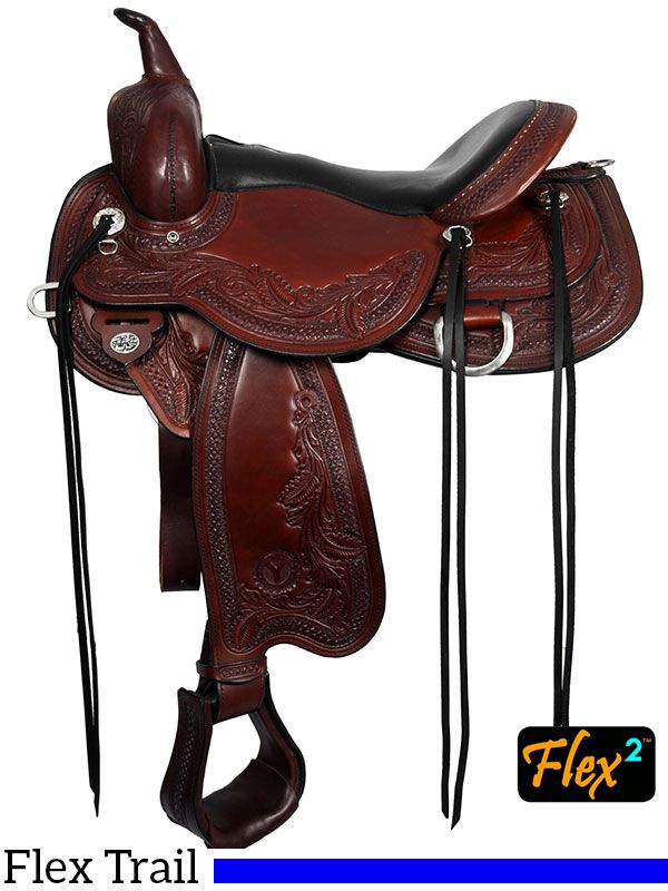 14-17-monarch-flex2-arena-performance-julie-goodnight-saddle-by-circle-y-1752-cy-saddle-pad-or-1-2-price-or-discount-118 Circle Y Julie Goodnight Monarch Saddle 1752 - Image 1