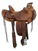 14.5Inch Used C Schwarz Saddler Ranch Saddle - Image 3