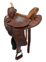14 Inch Used Blue Ridge Barrel Saddle Wide Tree 7010