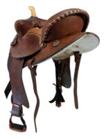 14 Inch Used Blue Ridge Barrel Saddle Wide Tree 7010 - Image 2