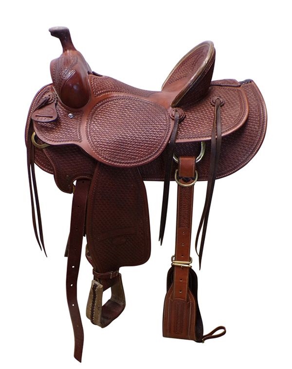 15-5inch-used-billy-cook-high-country-rancher-saddle-2175-free-shipping-129 15.5Inch Used Billy Cook High Country Rancher Saddle 2175 - Image 1