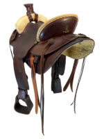 15.5Inch Used Colorado Saddlery Ranch Saddle Medium Tree - Image 2