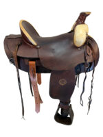 15.5Inch Used Colorado Saddlery Ranch Saddle Medium Tree - Image 3