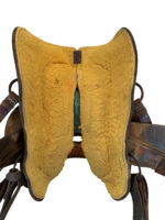 15 Inch Used Cactus Saddlery Ranch Roper Saddle Medium Tree - Image 5