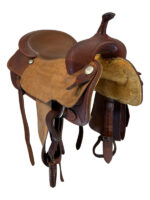 16.5Inch Used Billy Cook Pro Cutter Saddle Wide Tree 8940 - Image 4