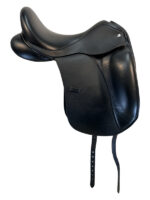 17 Inch Used Custom Saddlery Dressage Saddle 31124 - Image 3