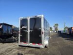 7x17 3 Horse Slant Load Aluminum Gooseneck Trailer - Image 6