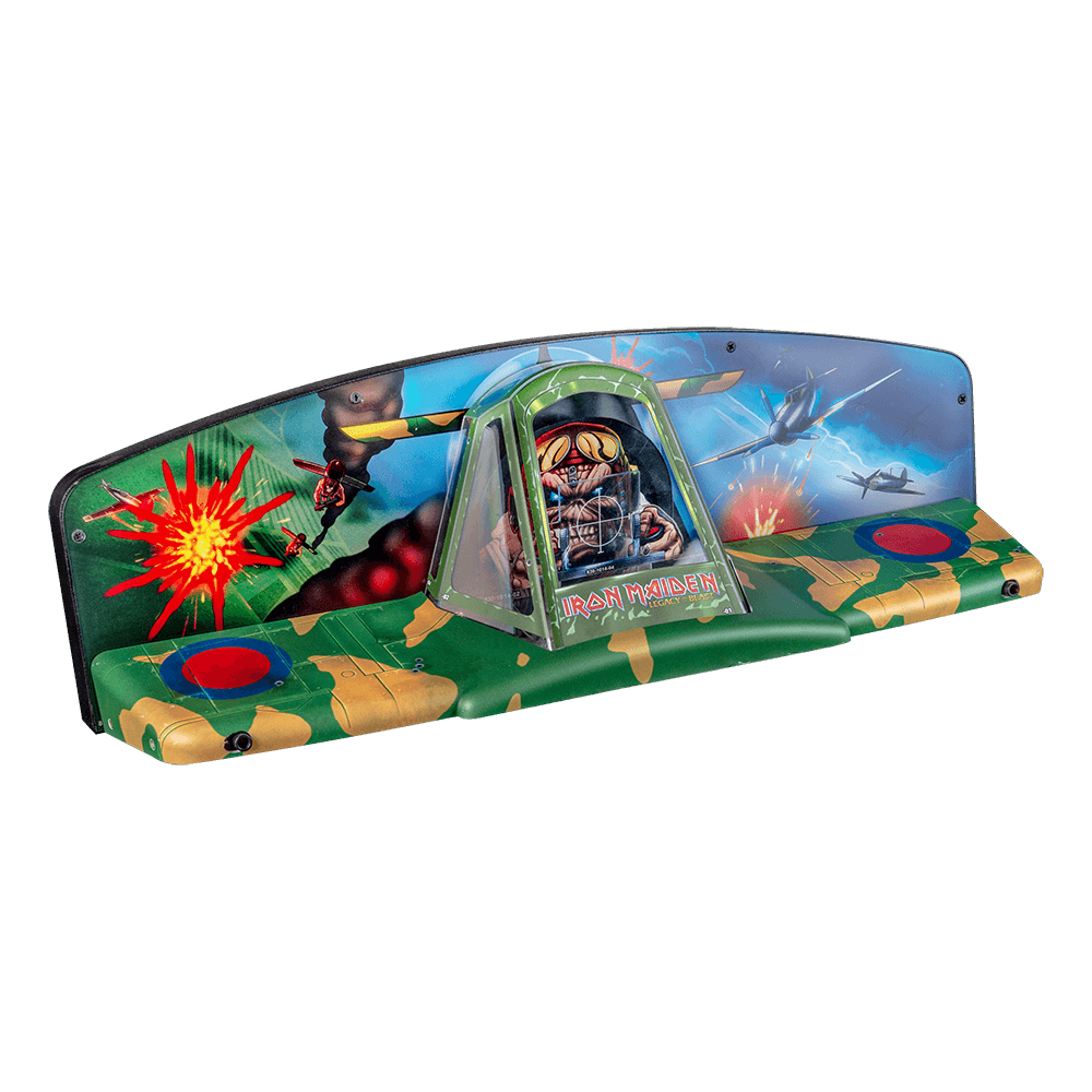 Iron-Maiden-Aces-High Iron Maiden (Aces High) Pinball Topper by Stern - Image 1