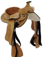 12" Dakota Light Oil Pony Saddle 950slo - Image 3