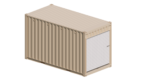 16ft New High Cube Storage Container w/ Roll-Up Door - Image 3