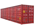 40ft New High Cube Open Side Shipping Container w/ Center Post