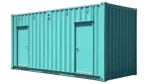 20ft High Cube New 2x ADA Restroom Container