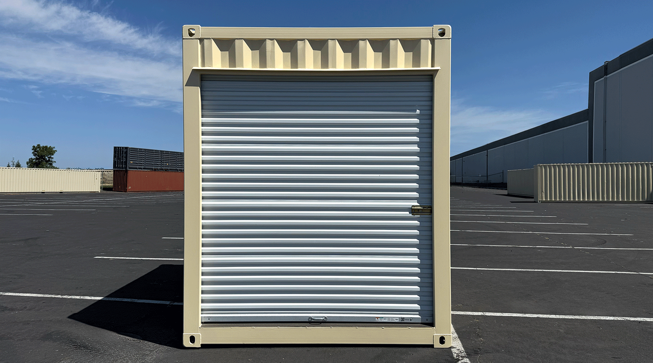 media_img_0379_0-1280x711 10ft New High Cube Storage Container w/ Roll-Up Door - Image 1